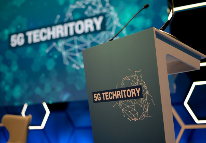 Ilustratīvs attēls ar 5G Techritory logo
