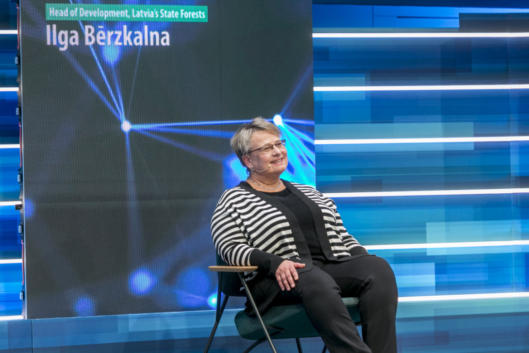 Forumā uzstājas Ilga Bērzkalna, AS “Latvijas valsts meži” Attīstības daļas vadītāja