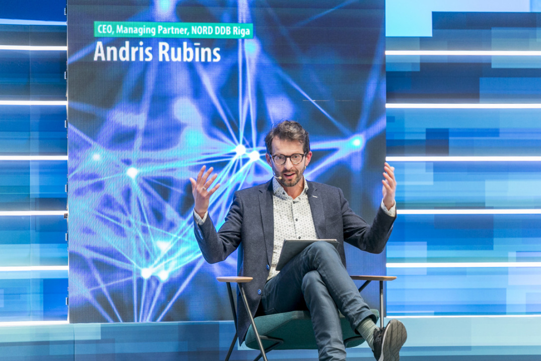 Forumā uzstājas Andris Rubīns, Nord DDB Riga direktors